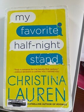 Christina Yellow Cover Paperback with Blue and White Typography